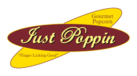 Just Poppin Popcorn Logo