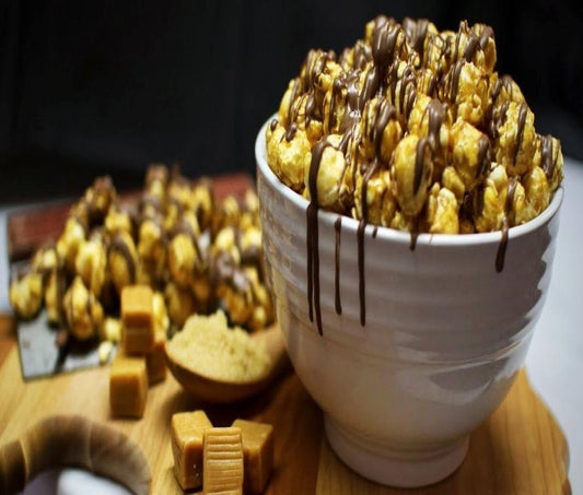 Just Poppin Popcorn - Chocolate Drizzle Popcorn